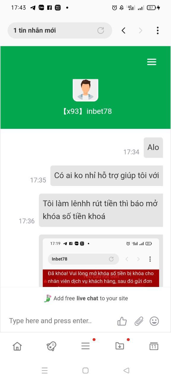 Rút tiền 188bet bị từ chối